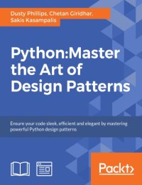 cover of the book Python : master the art of design patterns