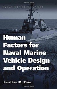 cover of the book Human Factors for Naval Marine Vehicle Design and Operation