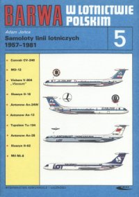 cover of the book Samoloty linii lotniczych do 1957-1981