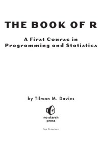 cover of the book The Book of R: A First Course in Programming and Statistics