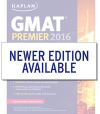 cover of the book Kaplan GMAT Premier 2016 with 6 Practice Tests