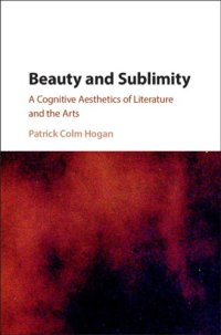 cover of the book Beauty and Sublimity: A Cognitive Aesthetics of Literature and the Arts