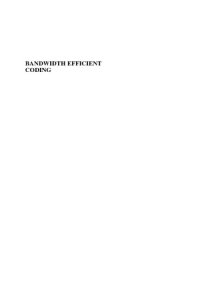 cover of the book Bandwidth Efficient Coding