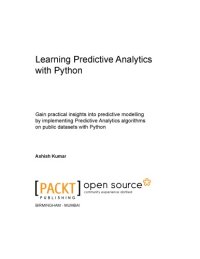 cover of the book Learning Predictive Analytics with Python