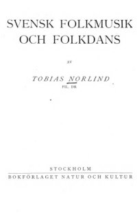 cover of the book Svensk folkmusik och folkdans