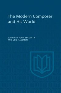 cover of the book The Modern Composer and His World