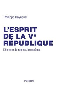 cover of the book L’esprit de la Ve République