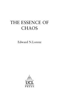 cover of the book The Essence of Chaos