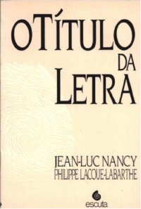 cover of the book O título da letra