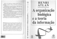 cover of the book A Organização Biologica e a Teoria da Informação