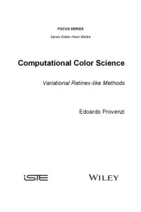 cover of the book Computational Color Science. Variational Retinex-like Methods