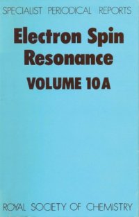 cover of the book Electron Spin Resonance Vol 10a