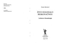 cover of the book Živo ogledalo beskonačnog: Leibnizova Monadologija