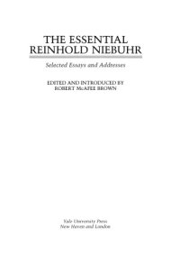 cover of the book The Essential Reinhold Niebuhr: Selected Essays and Addresses