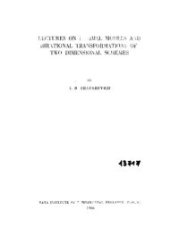 cover of the book Lectures on minimal models and birational transformations of two dimensional schemes