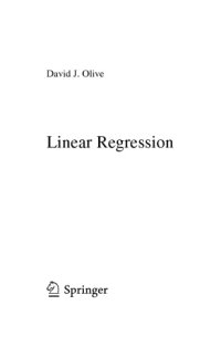 cover of the book Linear Regression