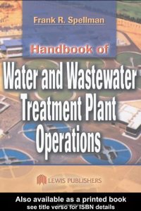 cover of the book Handbook of water and wastewater treatment plant operations