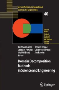 cover of the book Domain Decomposition Methods in Science and Engineering