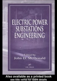 cover of the book Electric power substations engineering