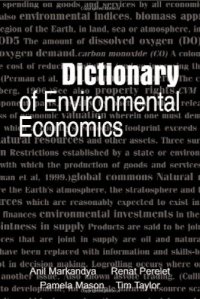 cover of the book Dictionary of environmental economics