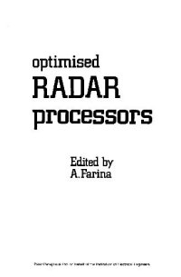 cover of the book Optimised radar processors