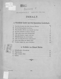 cover of the book Geistliche Lieder [comp. v. Hugo Wolf]