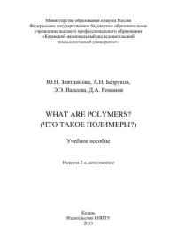 cover of the book What are polymers? (что такое полимеры): учебное пособие