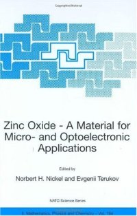 cover of the book Zinc oxide - a material for micro- and optoelectronic applications