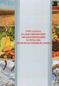 cover of the book Учет затрат, калькулирование и бюджетирование в отраслях производственной сферы