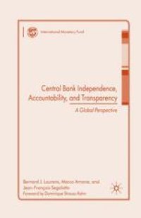 cover of the book Central Bank Independence, Accountability, and Transparency: A Global Perspective