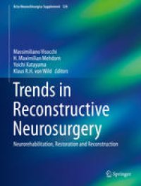 cover of the book Trends in Reconstructive Neurosurgery: Neurorehabilitation, Restoration and Reconstruction