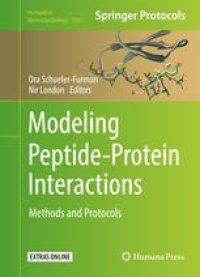 cover of the book Modeling Peptide-Protein Interactions: Methods and Protocols