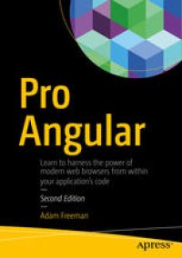 cover of the book Pro Angular