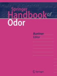 cover of the book Springer Handbook of Odor