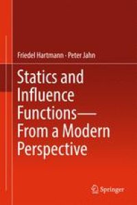 cover of the book Statics and Influence Functions - from a Modern Perspective