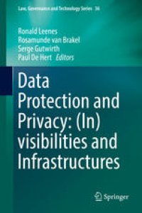 cover of the book Data Protection and Privacy: (In)visibilities and Infrastructures