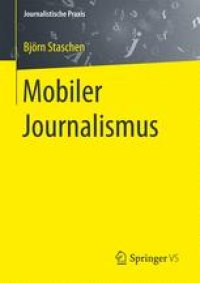 cover of the book Mobiler Journalismus