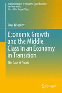 cover of the book Economic Growth and the Middle Class in an Economy in Transition: The Case of Russia