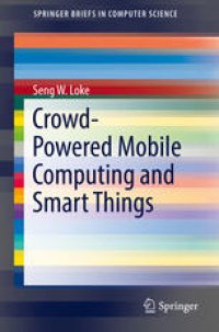 cover of the book Crowd-Powered Mobile Computing and Smart Things