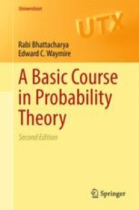 cover of the book A Basic Course in Probability Theory