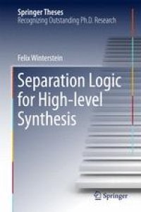 cover of the book Separation Logic for High-level Synthesis