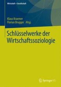 cover of the book Schlüsselwerke der Wirtschaftssoziologie