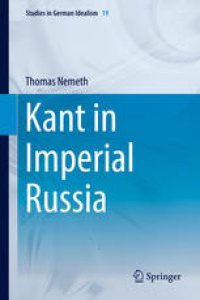 cover of the book Kant in Imperial Russia