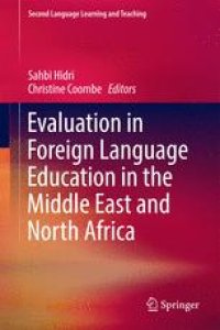 cover of the book Evaluation in Foreign Language Education in the Middle East and North Africa