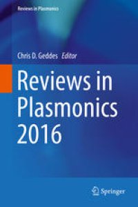 cover of the book Reviews in Plasmonics 2016