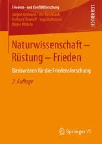 cover of the book Naturwissenschaft - Rüstung - Frieden: Basiswissen für die Friedensforschung