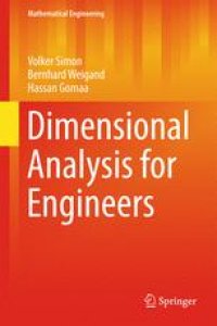 cover of the book Dimensional Analysis for Engineers