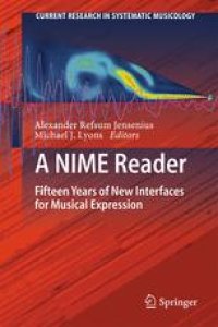 cover of the book A NIME Reader: Fifteen Years of New Interfaces for Musical Expression