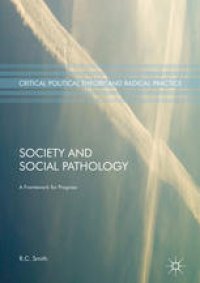 cover of the book Society and Social Pathology: A Framework for Progress