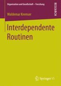 cover of the book Interdependente Routinen